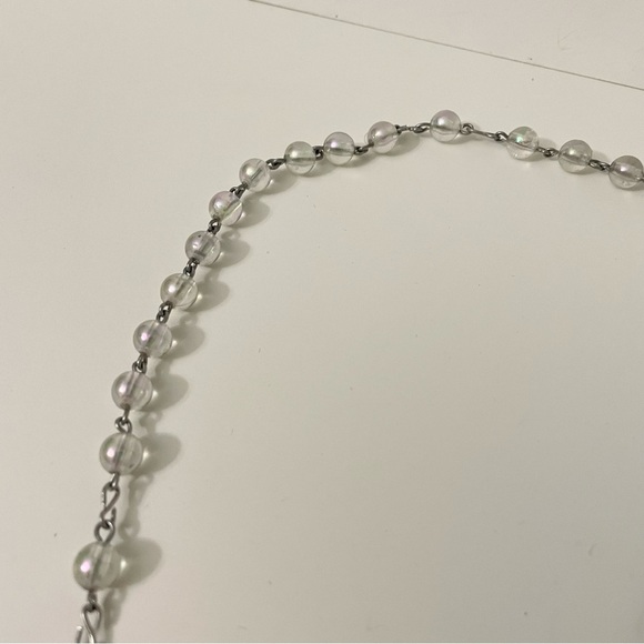 Vintage Crucifix Catholic Jesus Christian Cross Pendant Rosary Necklace - Picture 12 of 16